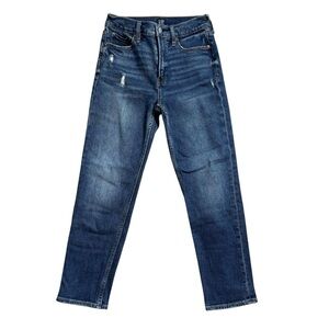 GAP Dark Wash Crop Straight Jeans Size 00